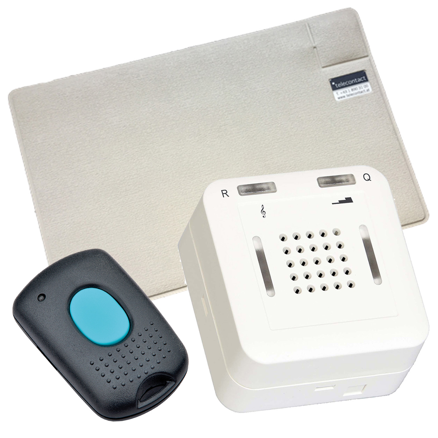 TELEMAT Alarm-Trittmatte inklusive ELDAT-Empfänger RCP25 und Quittierungssender