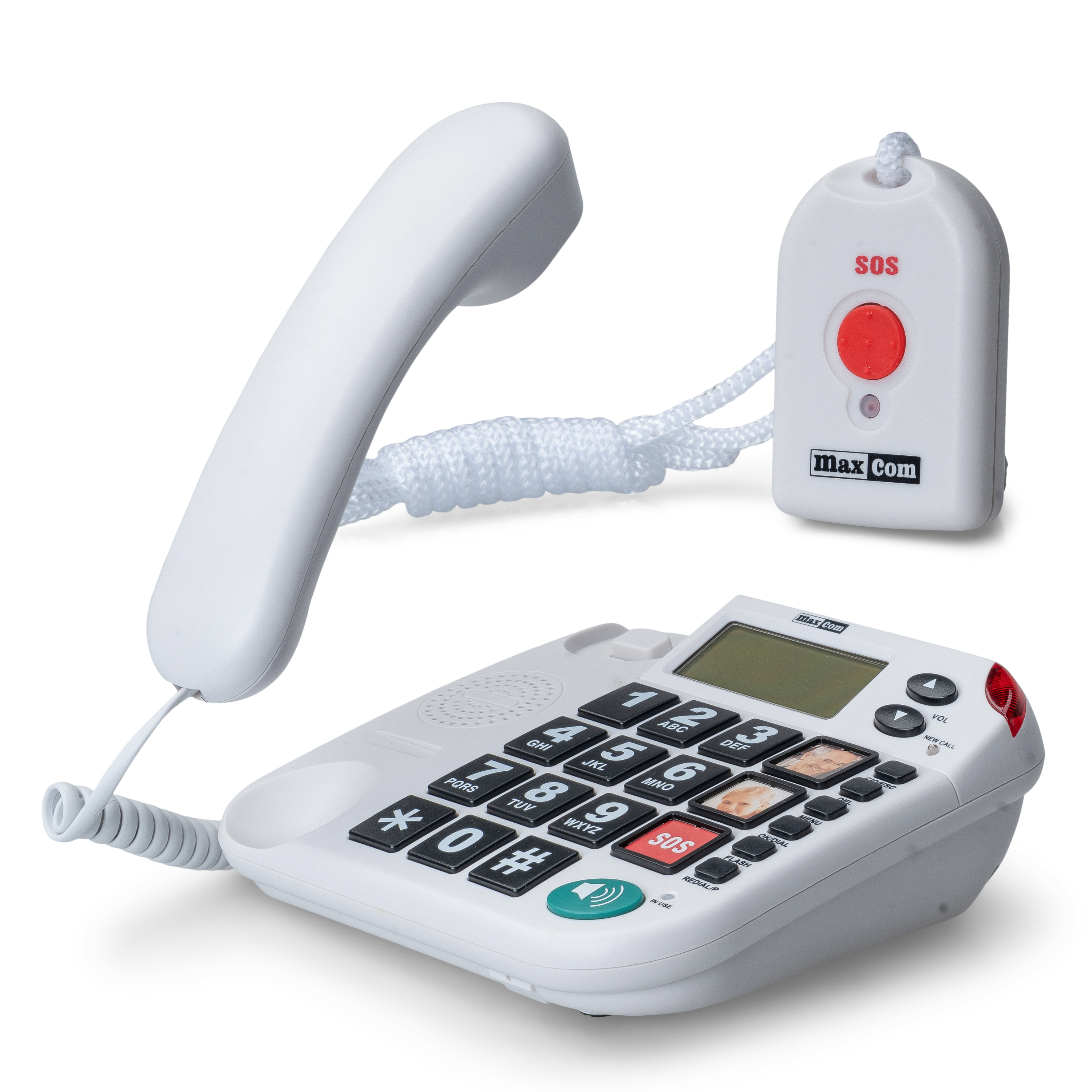MAXCOM KXTSOS 481 Seniorentelefon mit Notruf-Umhängesender