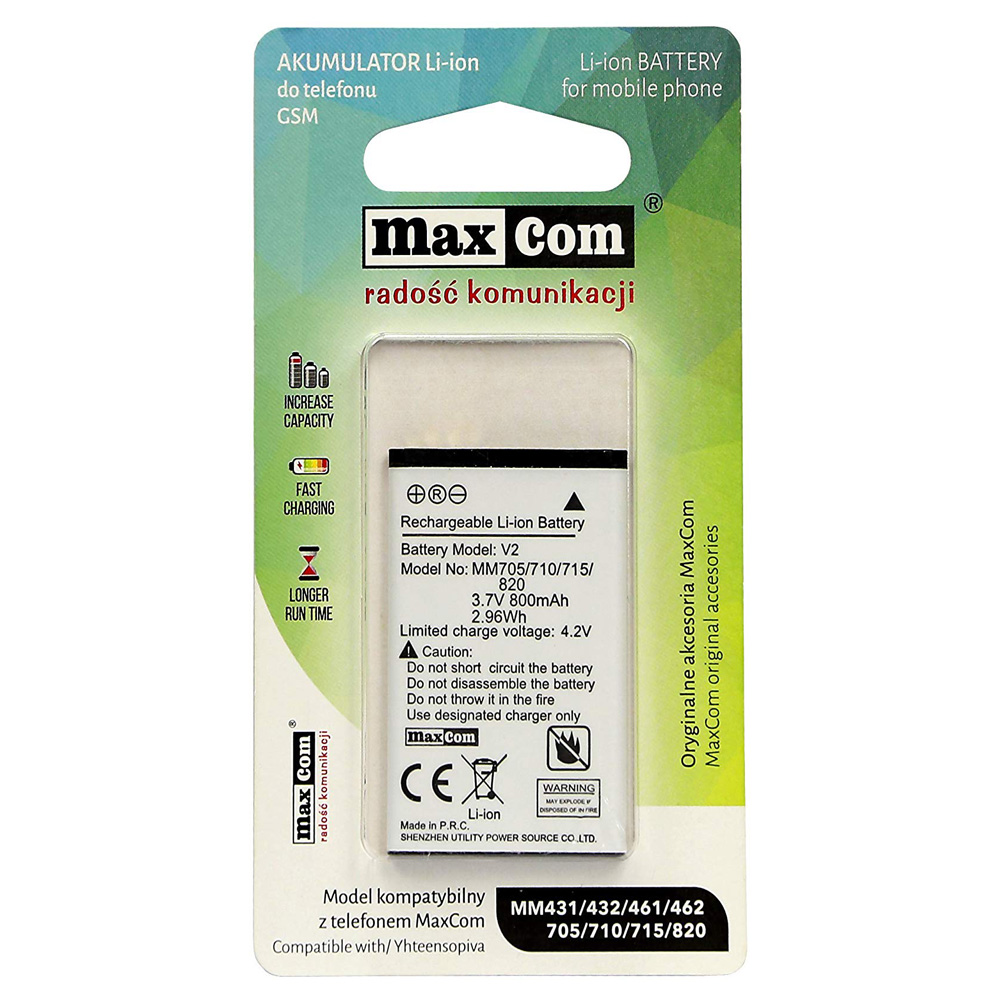 MAXCOM  Akku für MM715, 431,461,462,705,710,820